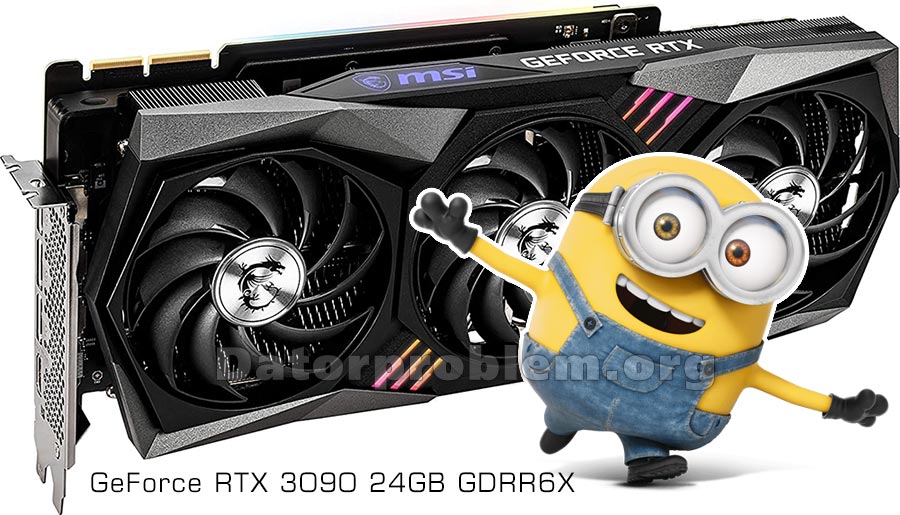Geforce RTX 3090 24GB GDRR6x grafikkort