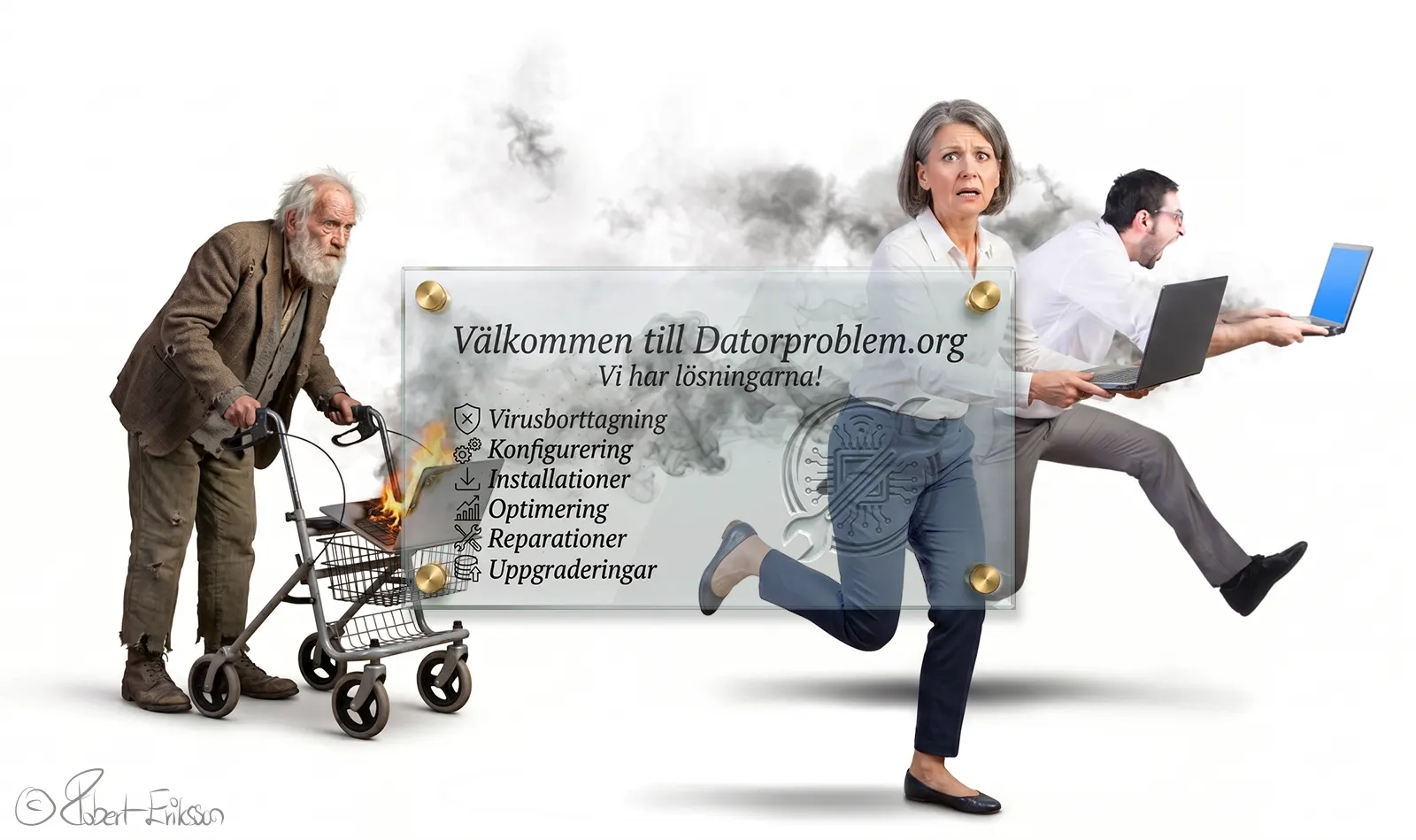 Datorproblem och datorhjälp