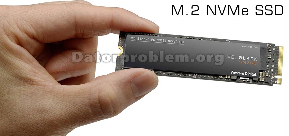 M.2 NVMe SSD från Western Digital
